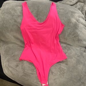Hot Pink Bodysuit-Large